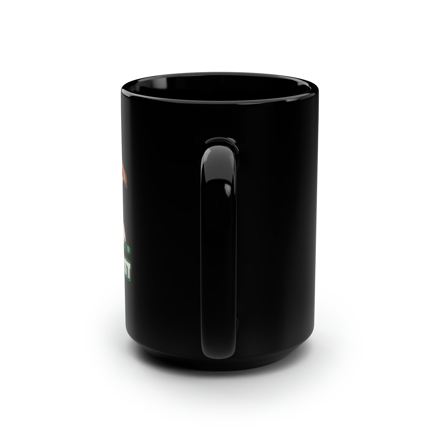 GiddyFlutist Black Mug, 15oz