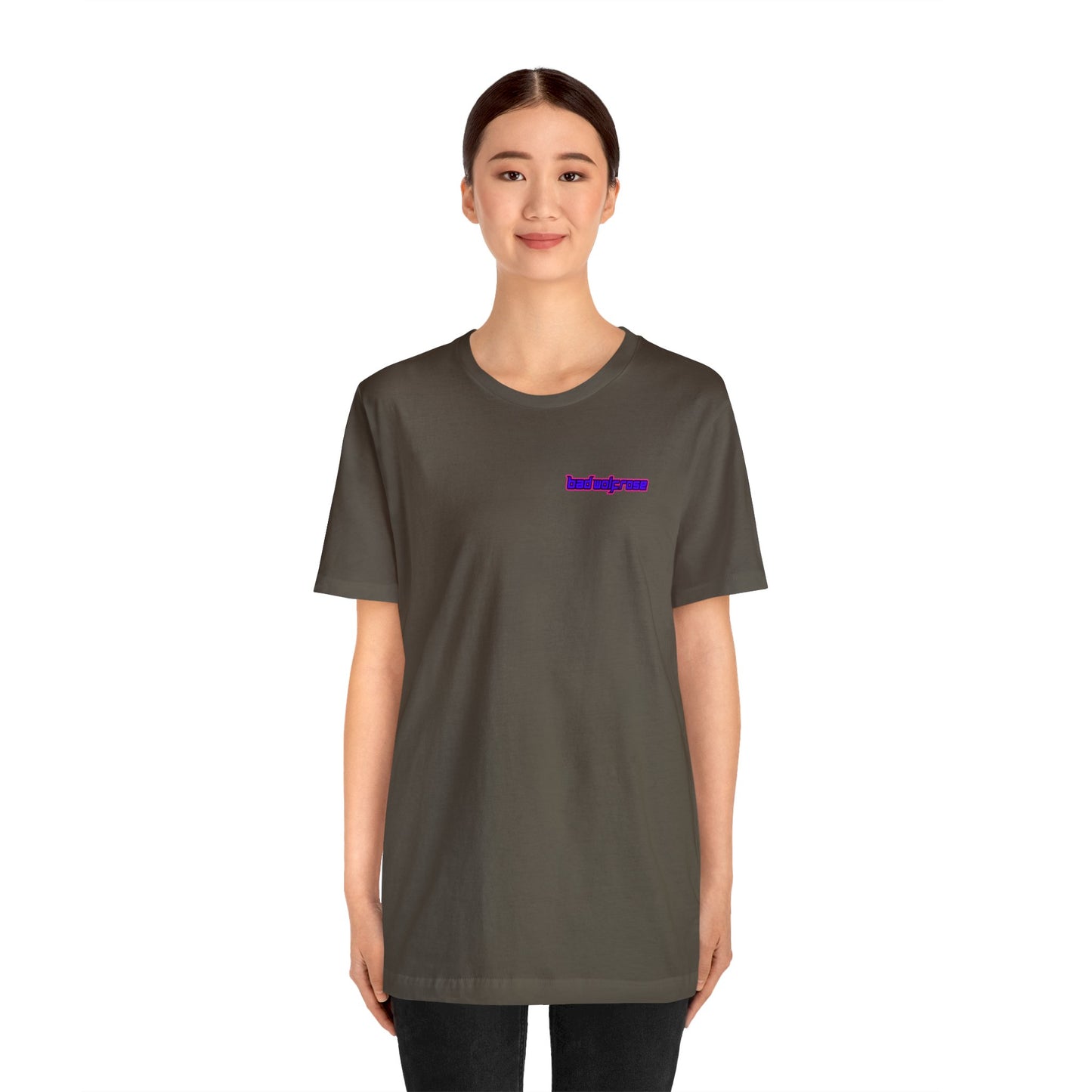 BadWolfRose Back Print Unisex T-shirt