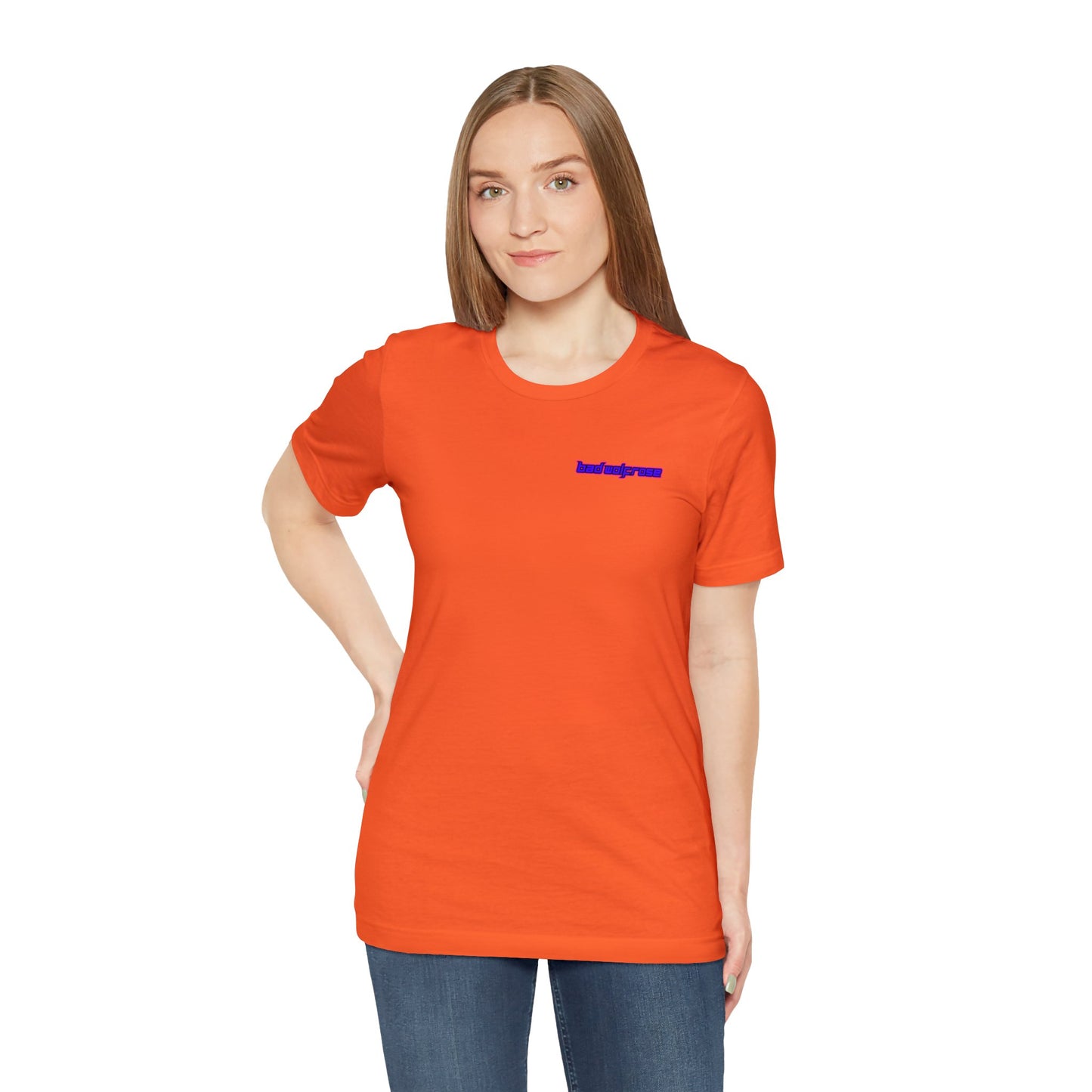 BadWolfRose Back Print Unisex T-shirt