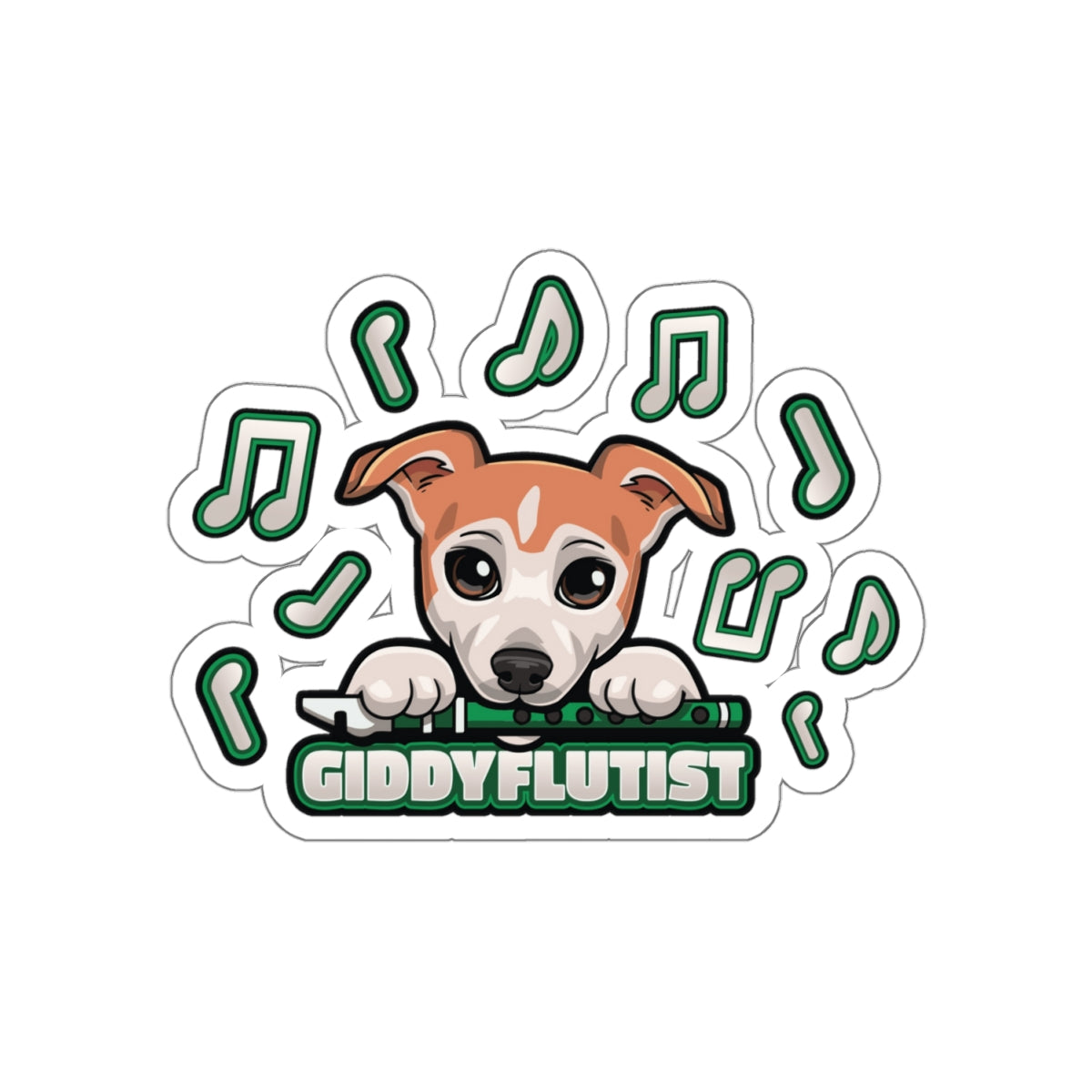 GiddyFlutist Notes Stickers