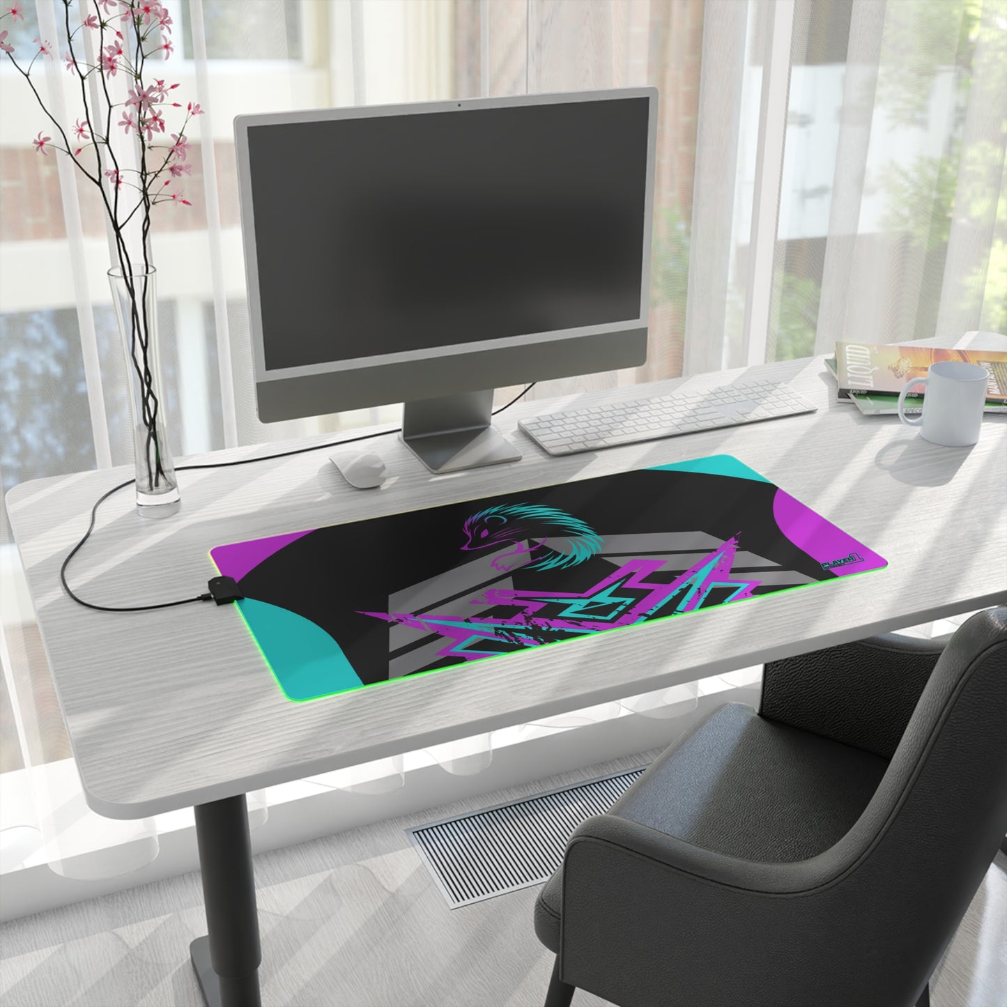 Kraven Quills LED Gaming Mouse Pad
