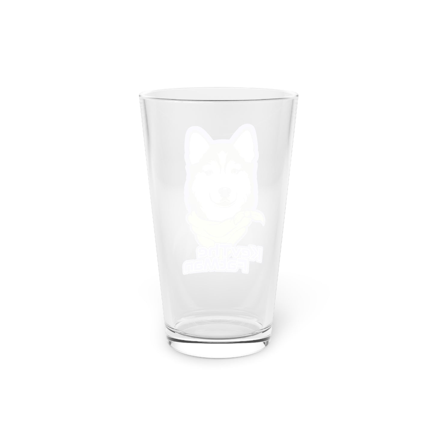 KevTheFatMan Pint Glass, 16oz