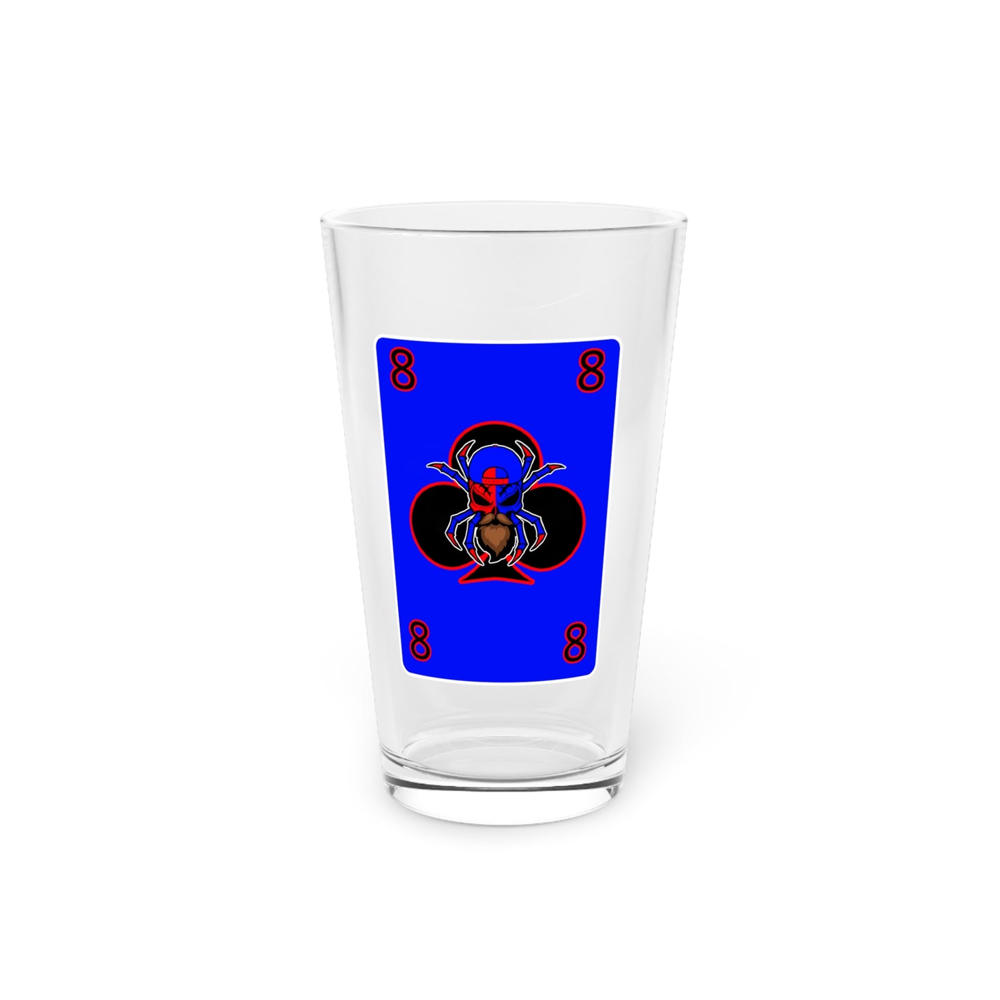 Spiderman8888 Club8888 Card Pint Glass, 16oz