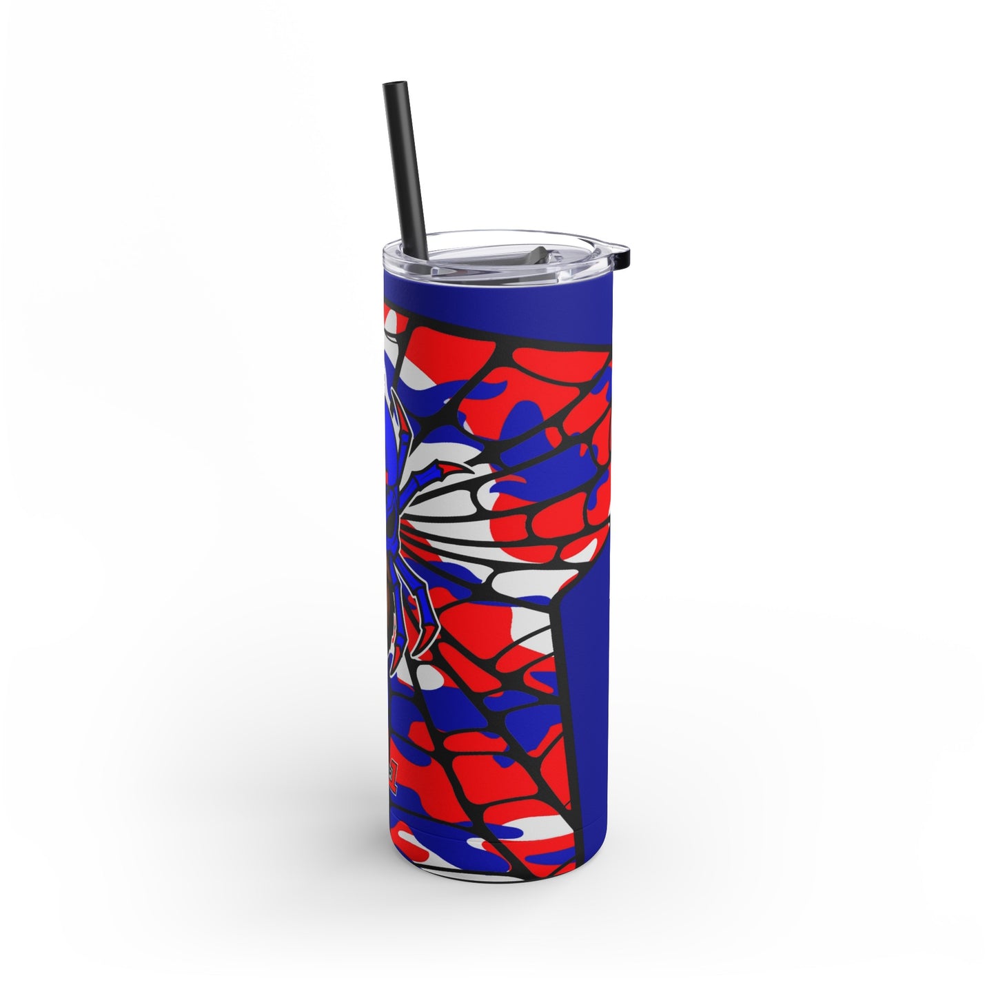 Spiderman8888 Skinny Matte Tumbler, 20oz