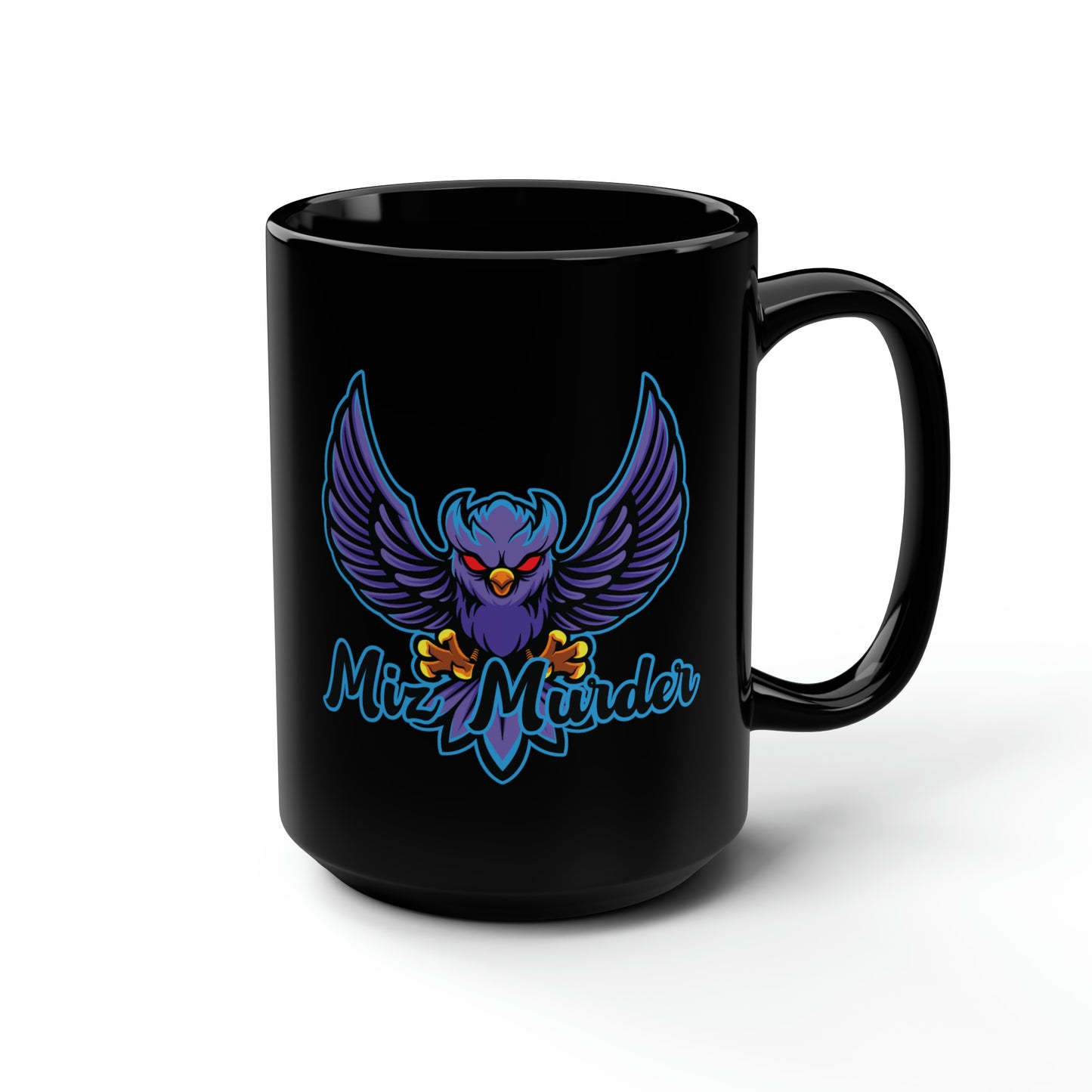 Miz Murder Black Mug, 15oz