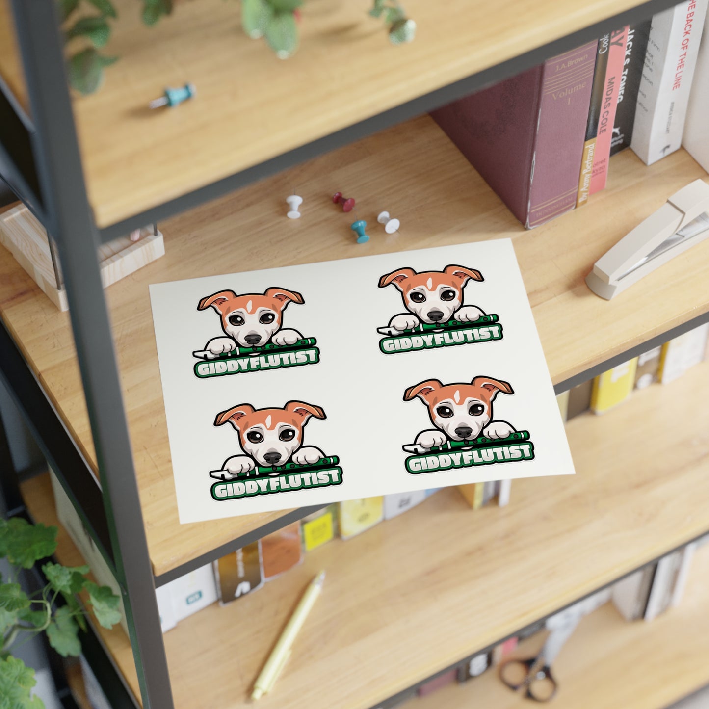 GiddyFlutist Sticker Sheets