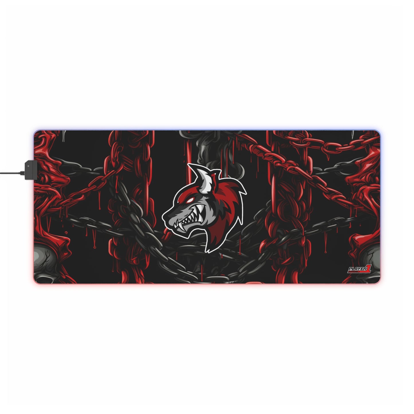 DevilWolf LED Gaming Mouse Pad