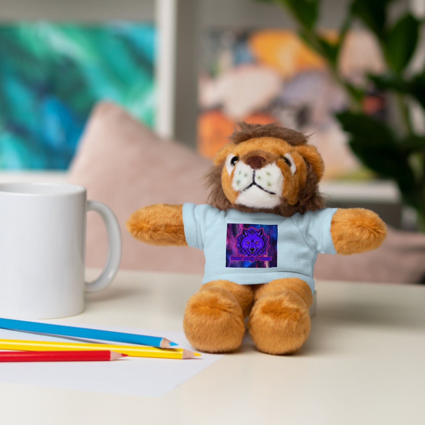BadWolfRose Space Stuffed Animals with Tee