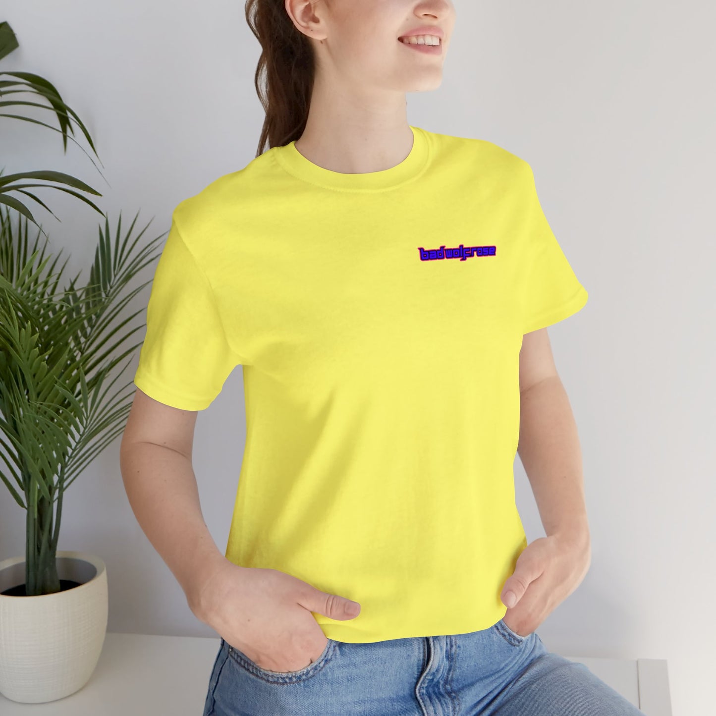 BadWolfRose Back Print Unisex T-shirt