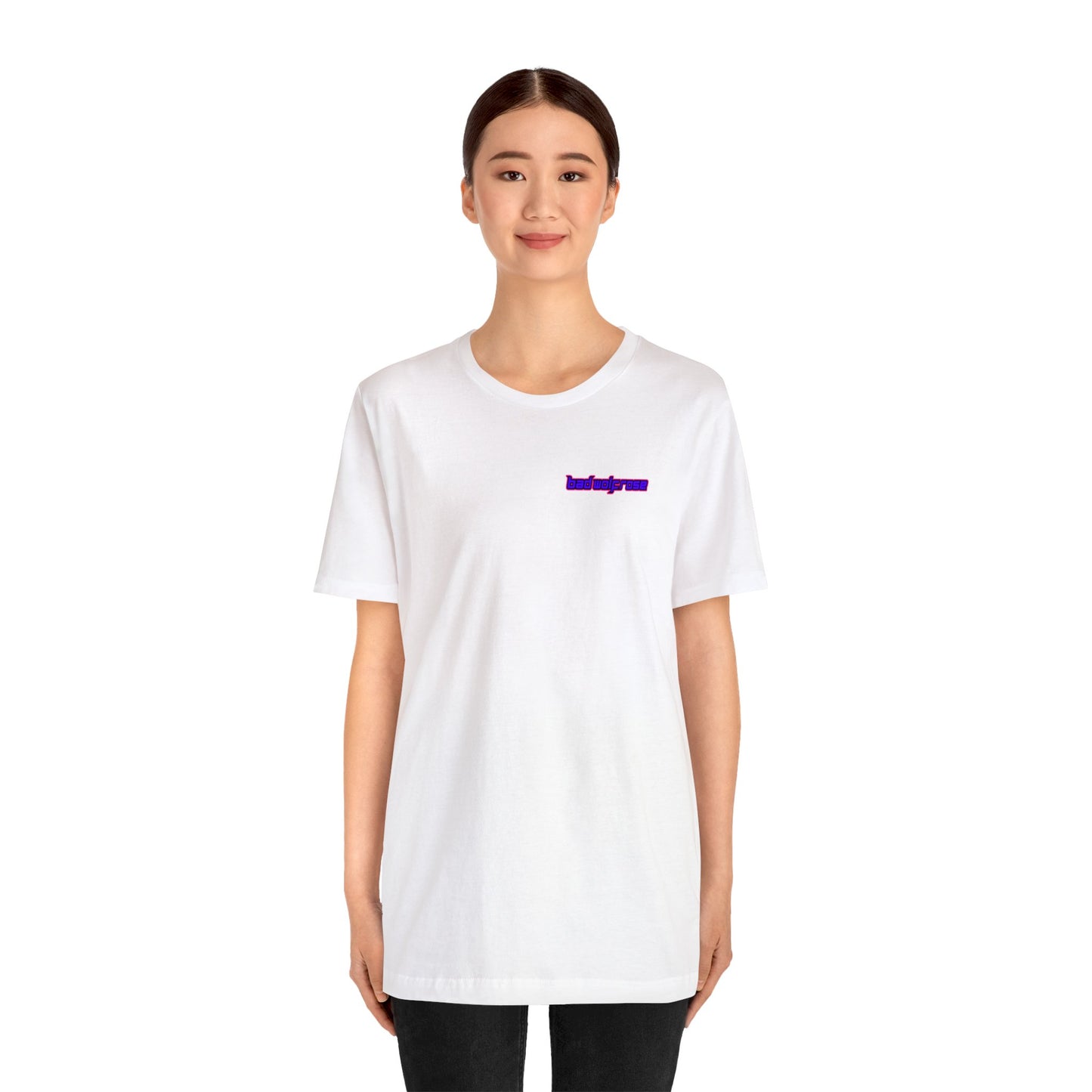 BadWolfRose Back Print Unisex T-shirt