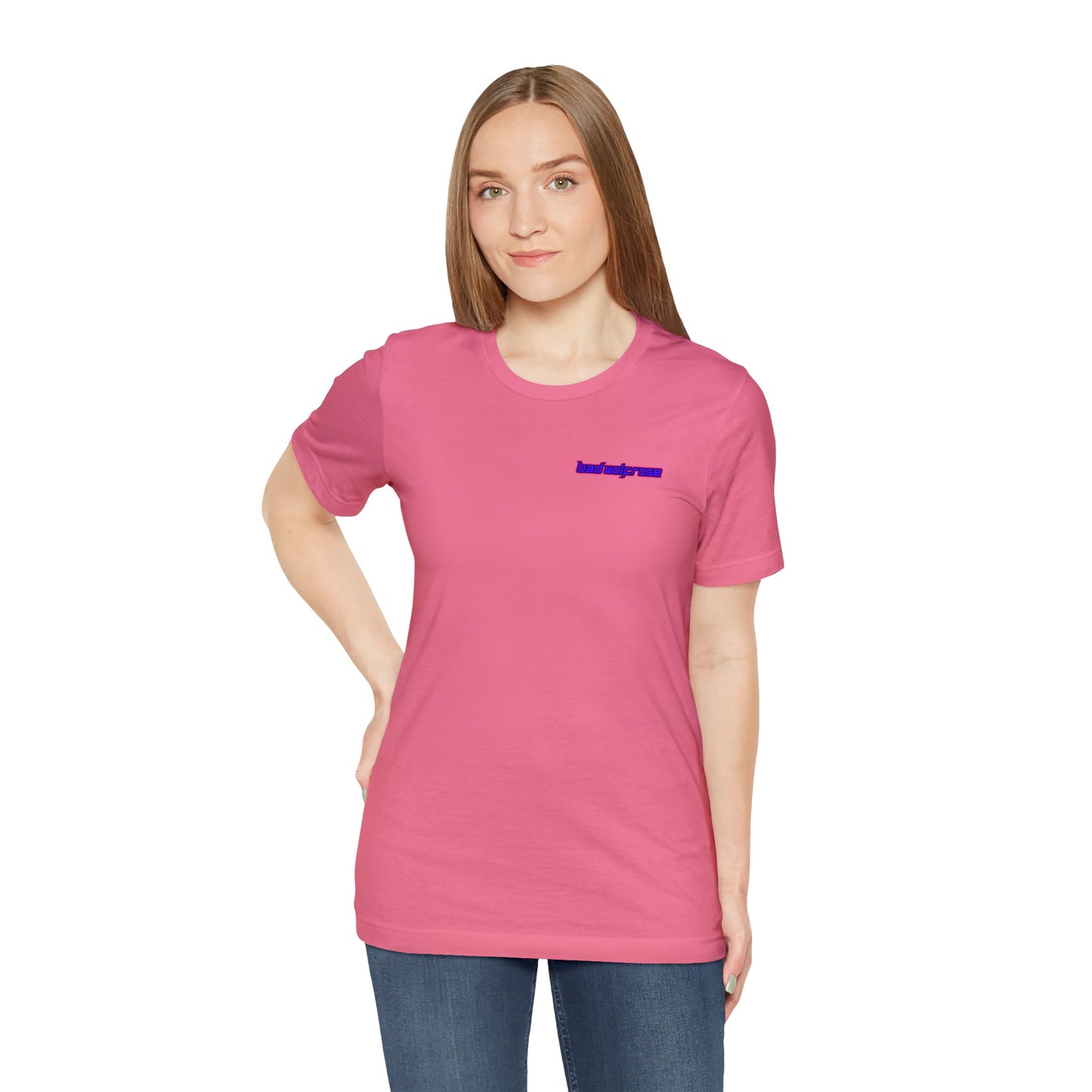 BadWolfRose Back Print Unisex T-shirt