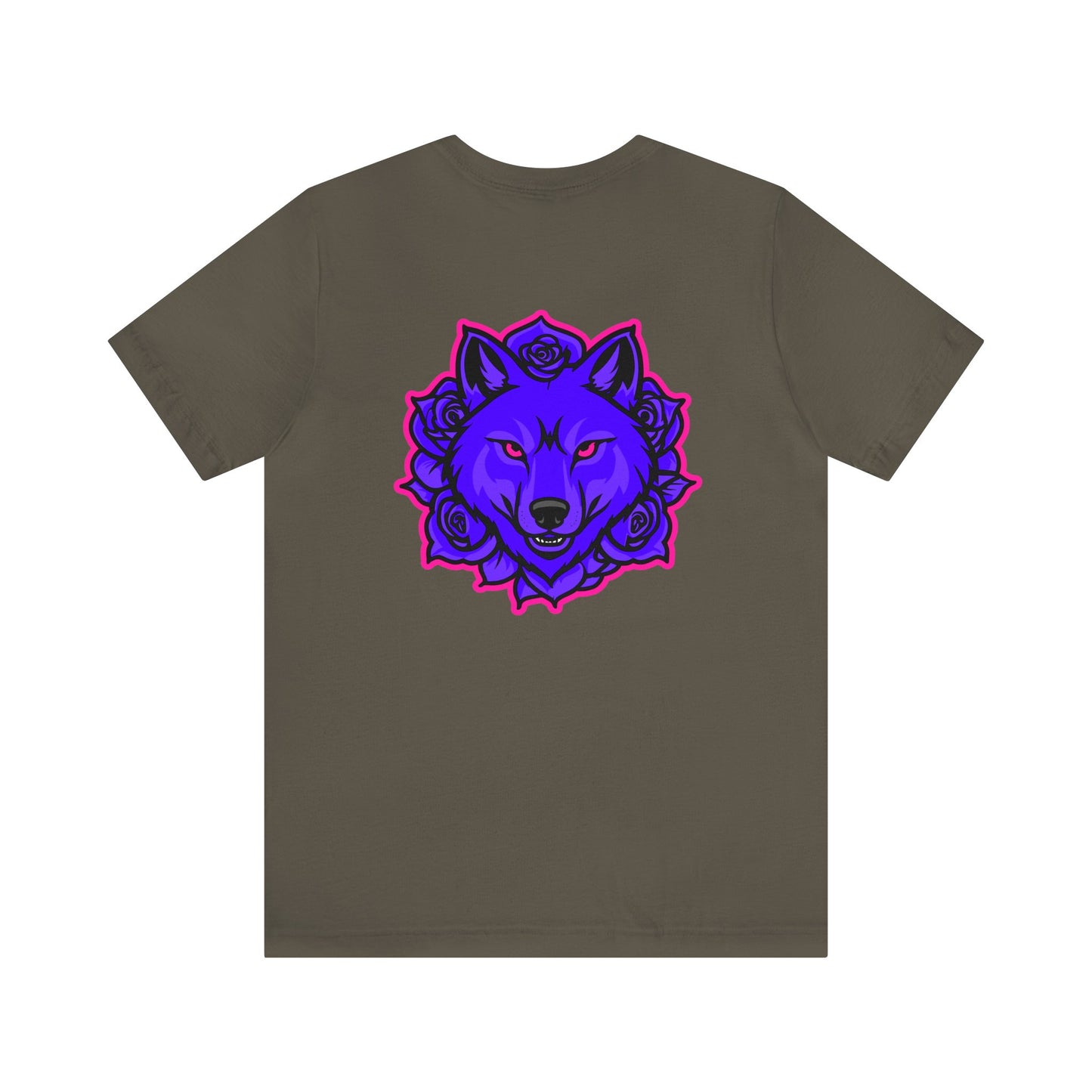 BadWolfRose Back Print Unisex T-shirt