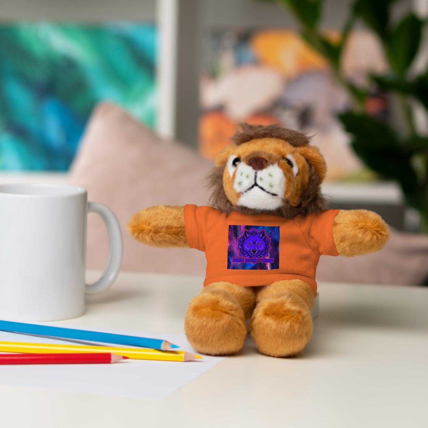 BadWolfRose Space Stuffed Animals with Tee