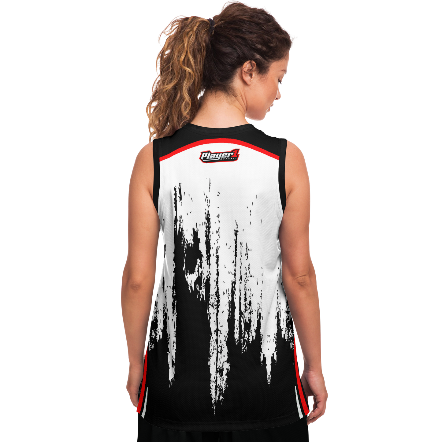 Kontroller Labs White Basketball Jersey