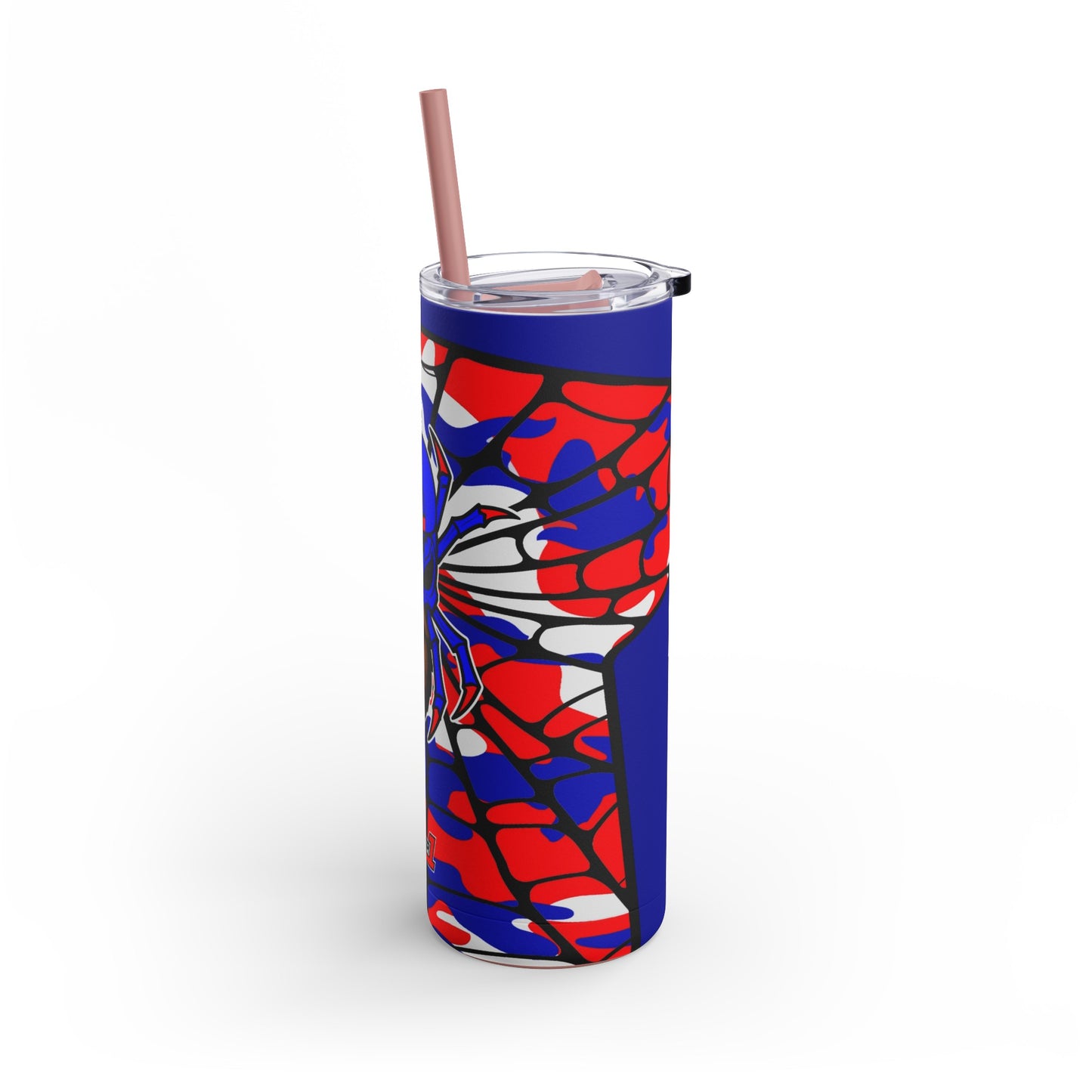 Spiderman8888 Skinny Matte Tumbler, 20oz