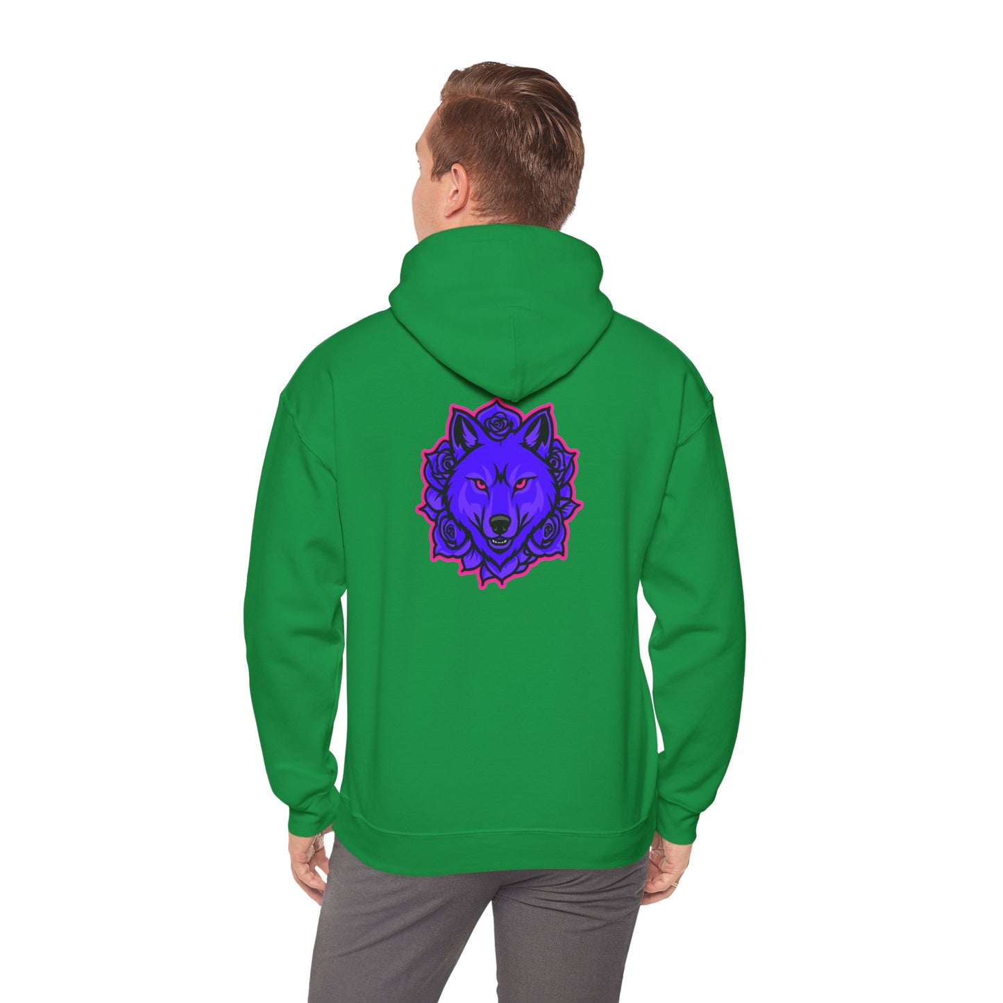 BadWolfRose Back Print Unisex Hoodie