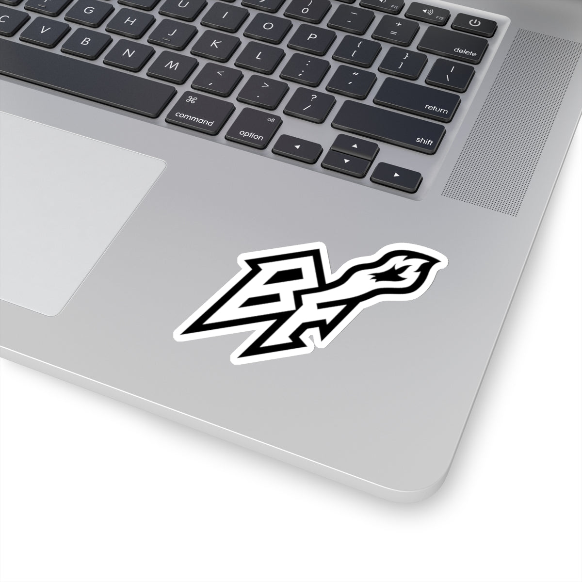 BlackFox Black Black & White Stickers