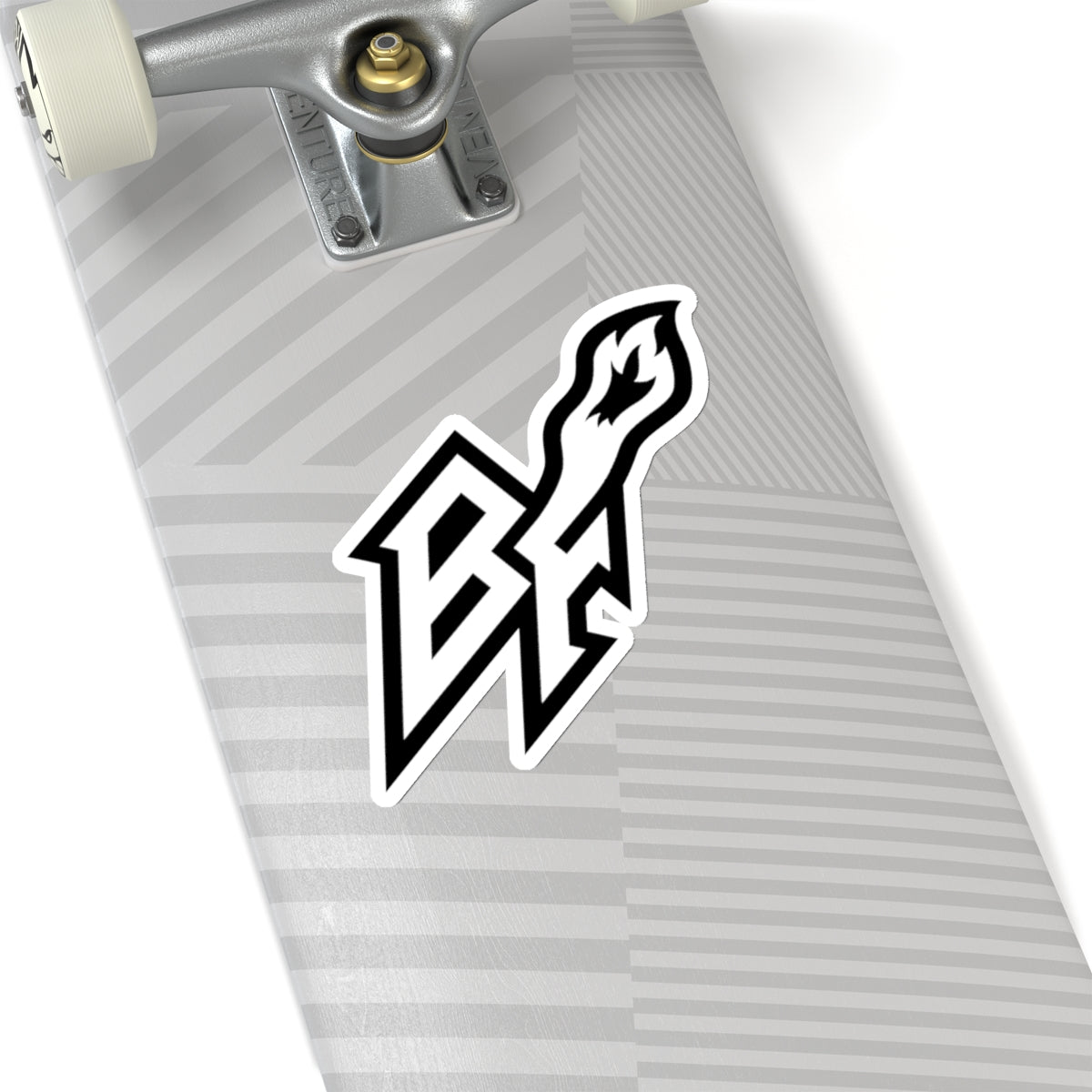 BlackFox Black Black & White Stickers