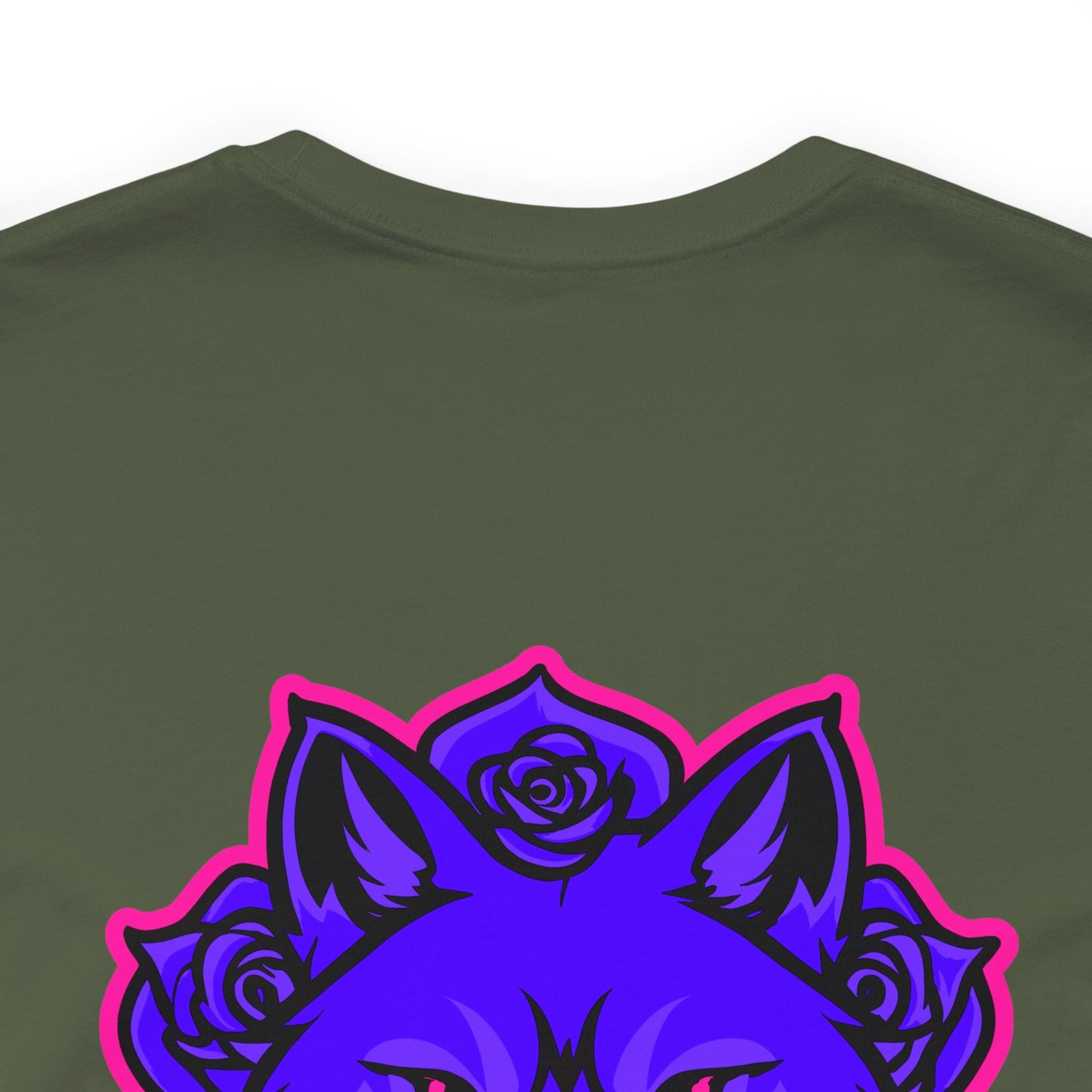 BadWolfRose Back Print Unisex T-shirt