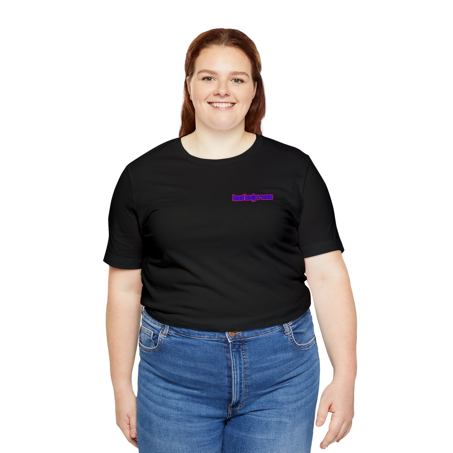 BadWolfRose Back Print Unisex T-shirt