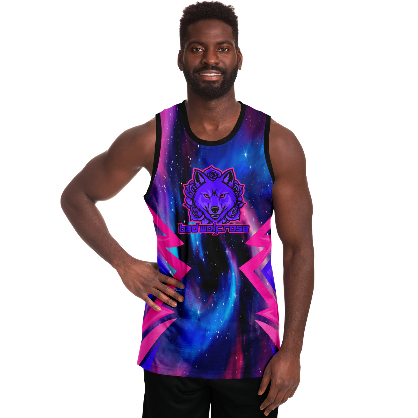 BadWolfRose Basketball Jersey