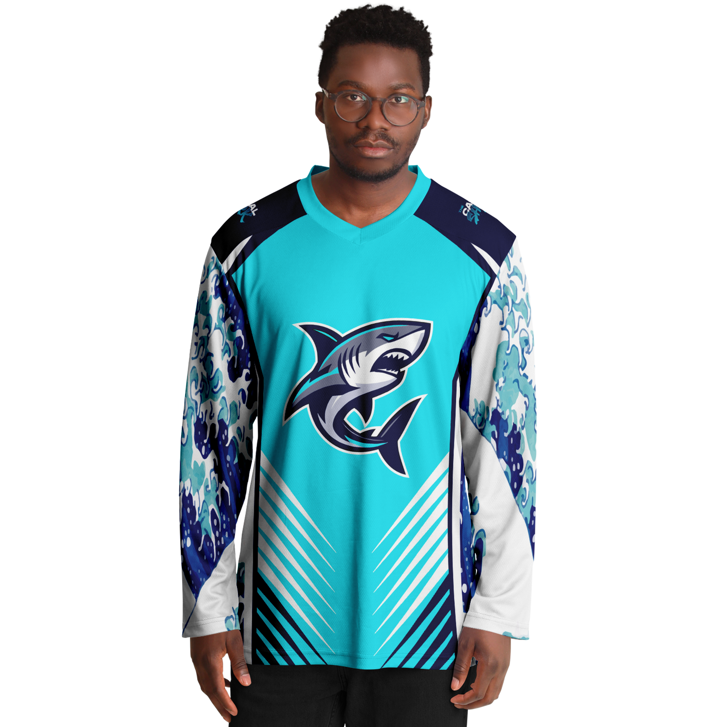 Casual Shark Hockey Jersey