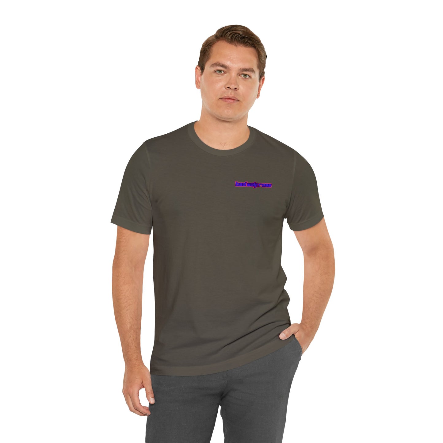 BadWolfRose Back Print Unisex T-shirt