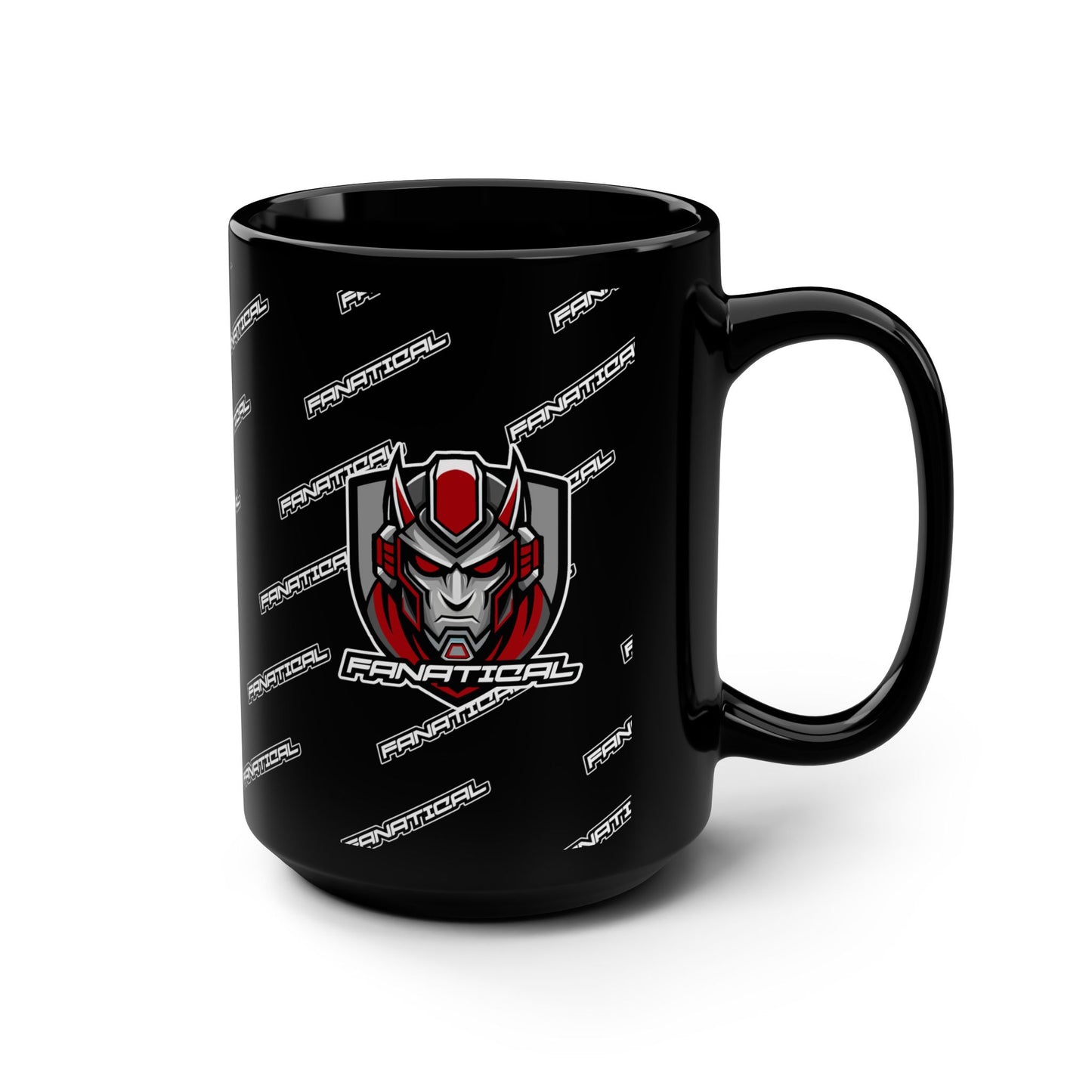 Fanatical Esports Black Mug, 15oz