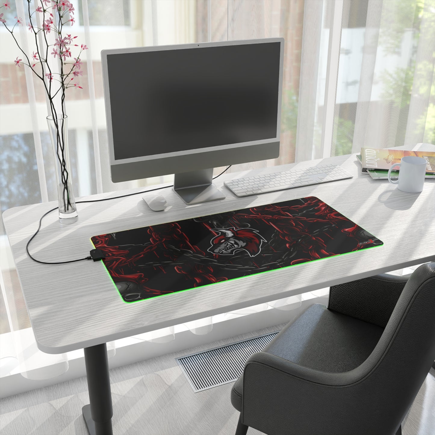 DevilWolf LED Gaming Mouse Pad