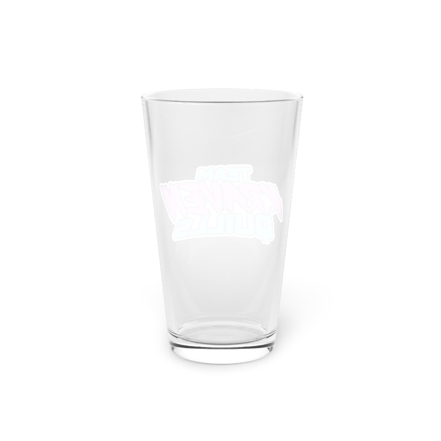 Team Kraven Quills Pint Glass, 16oz