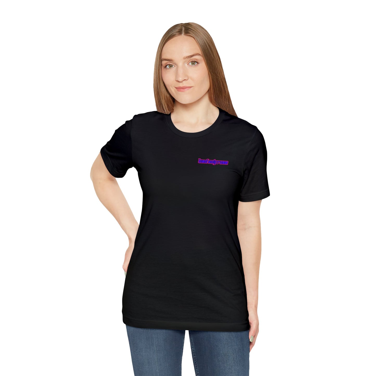 BadWolfRose Back Print Unisex T-shirt