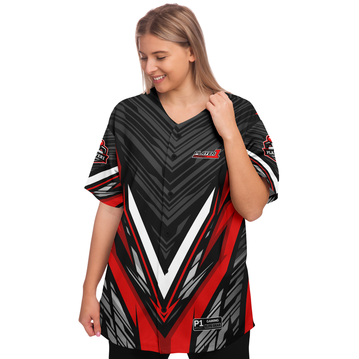 Player1Apparel V2 Unisex Baseball Jersey (CN)