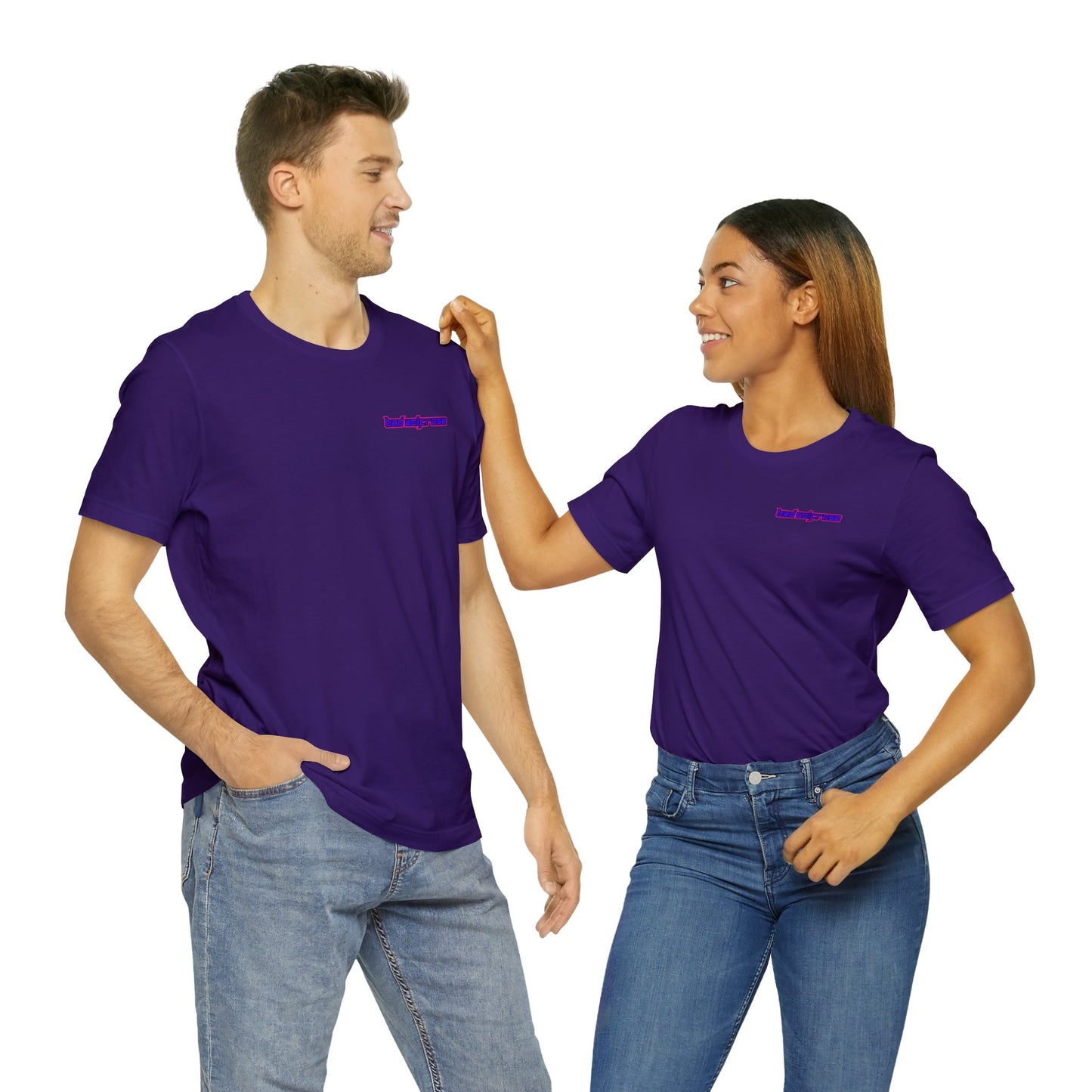BadWolfRose Back Print Unisex T-shirt