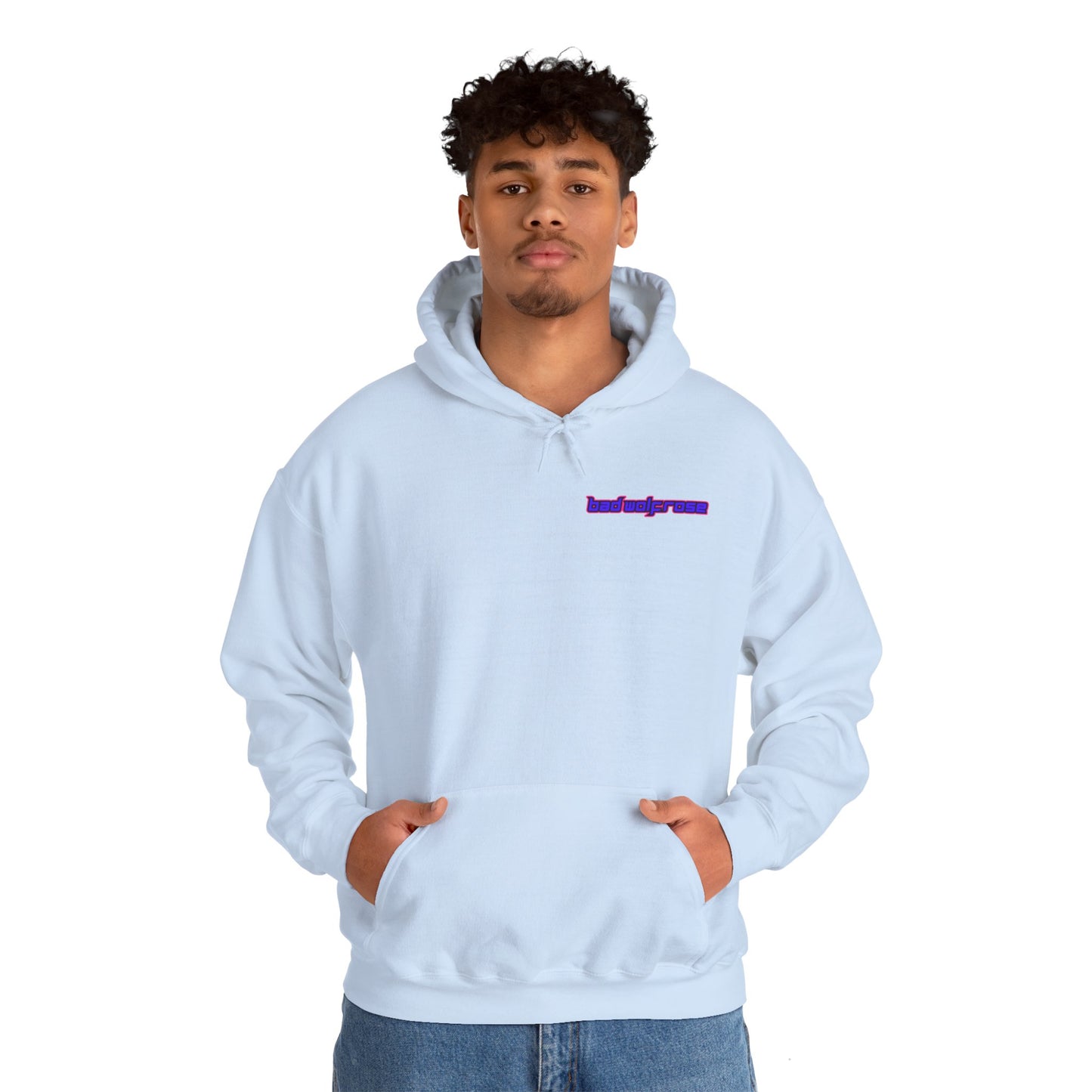 BadWolfRose Back Print Unisex Hoodie