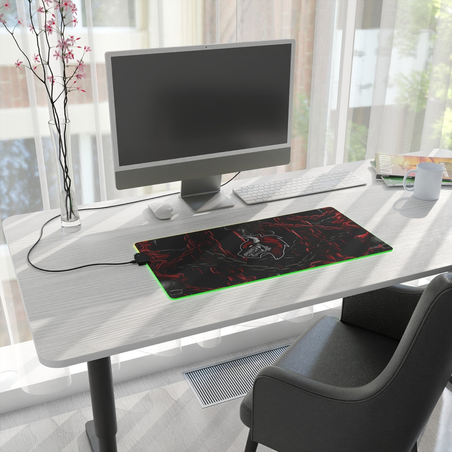 DevilWolf LED Gaming Mouse Pad