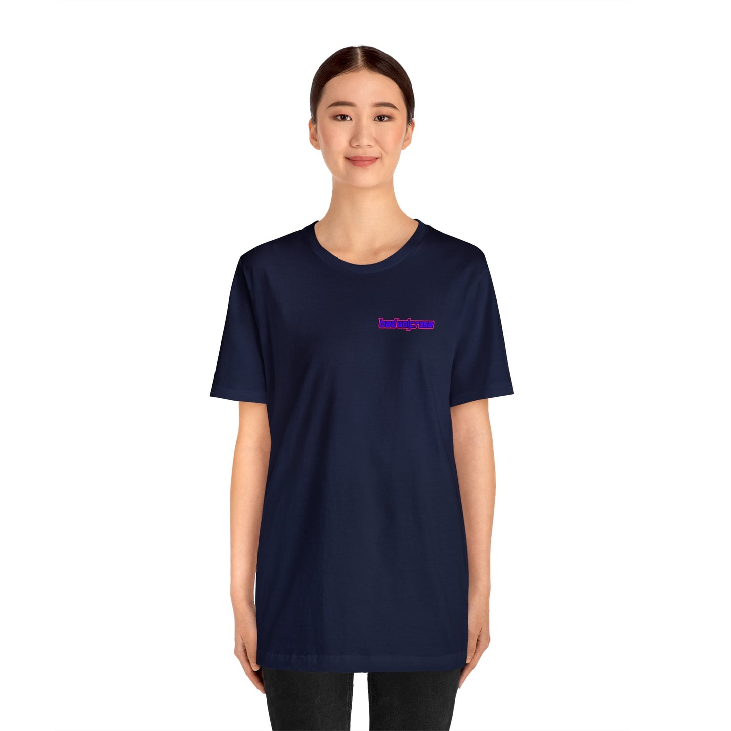BadWolfRose Back Print Unisex T-shirt