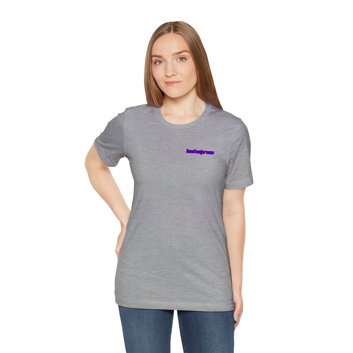BadWolfRose Back Print Unisex T-shirt