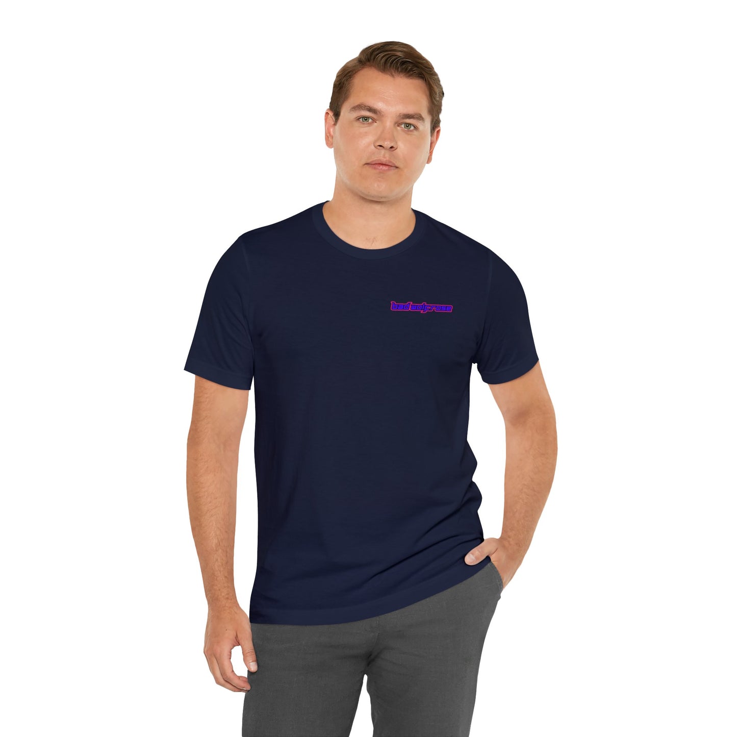 BadWolfRose Back Print Unisex T-shirt