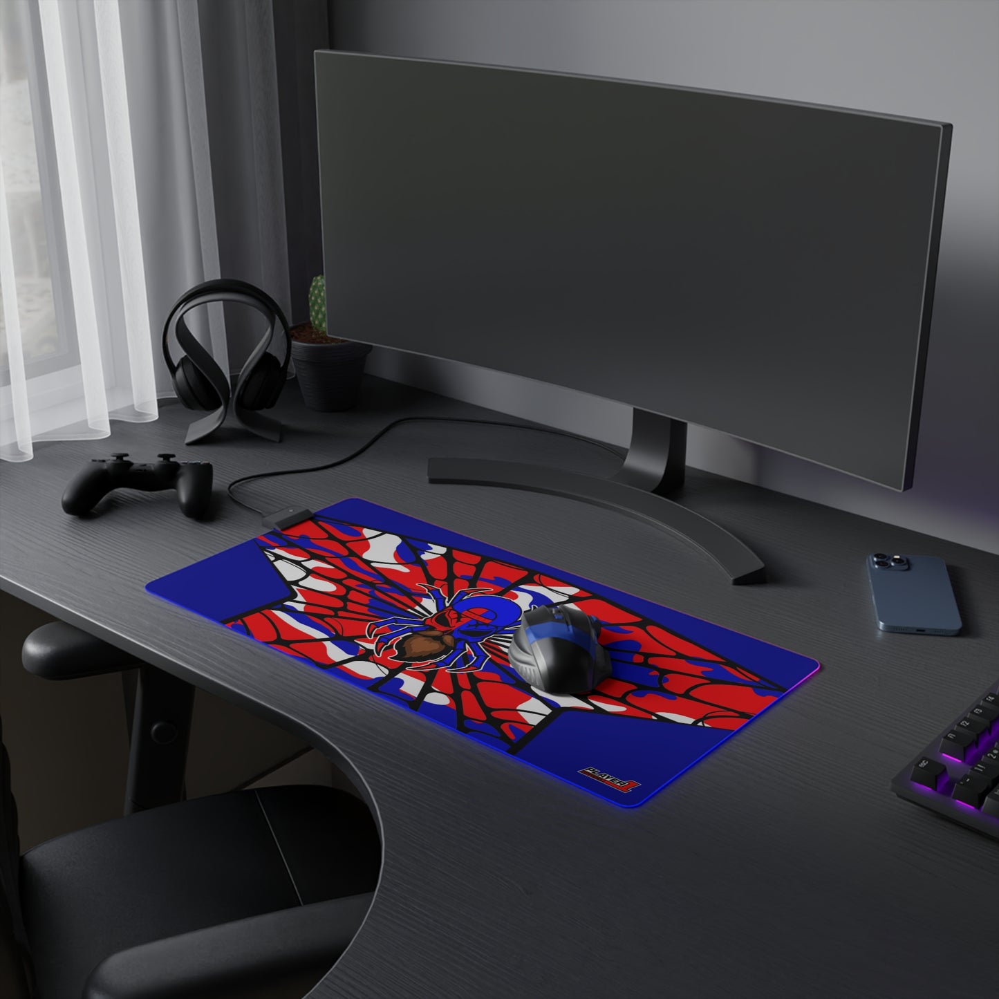 Spiderman8888 LED Gaming Mouse Pad