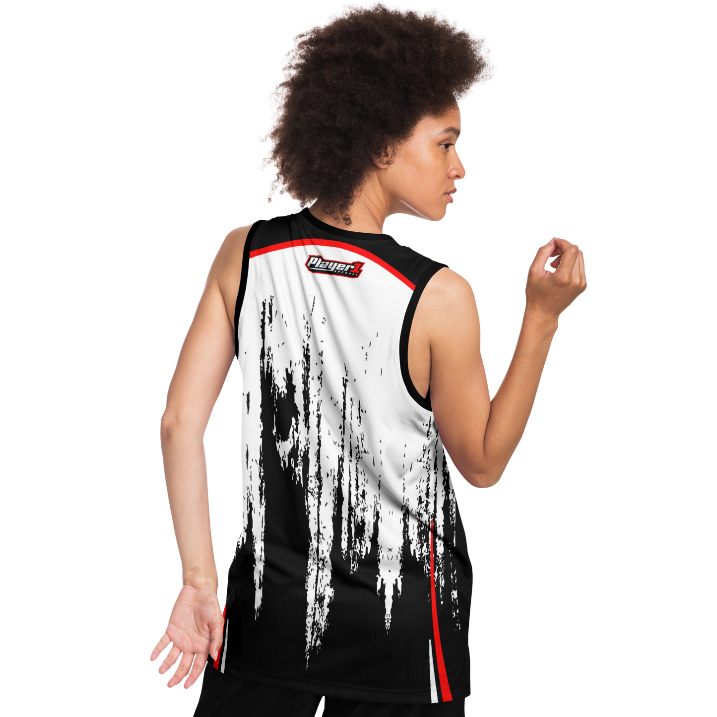 Kontroller Labs White Basketball Jersey