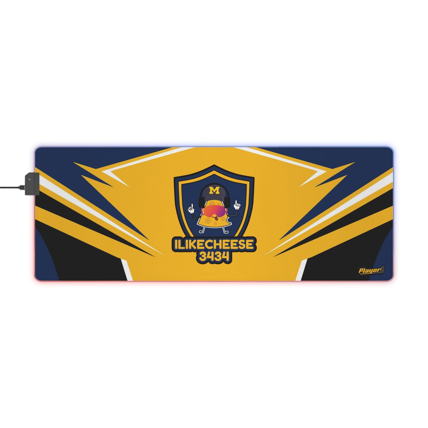 ILikeCheese3434 LED Gaming Mouse Pad