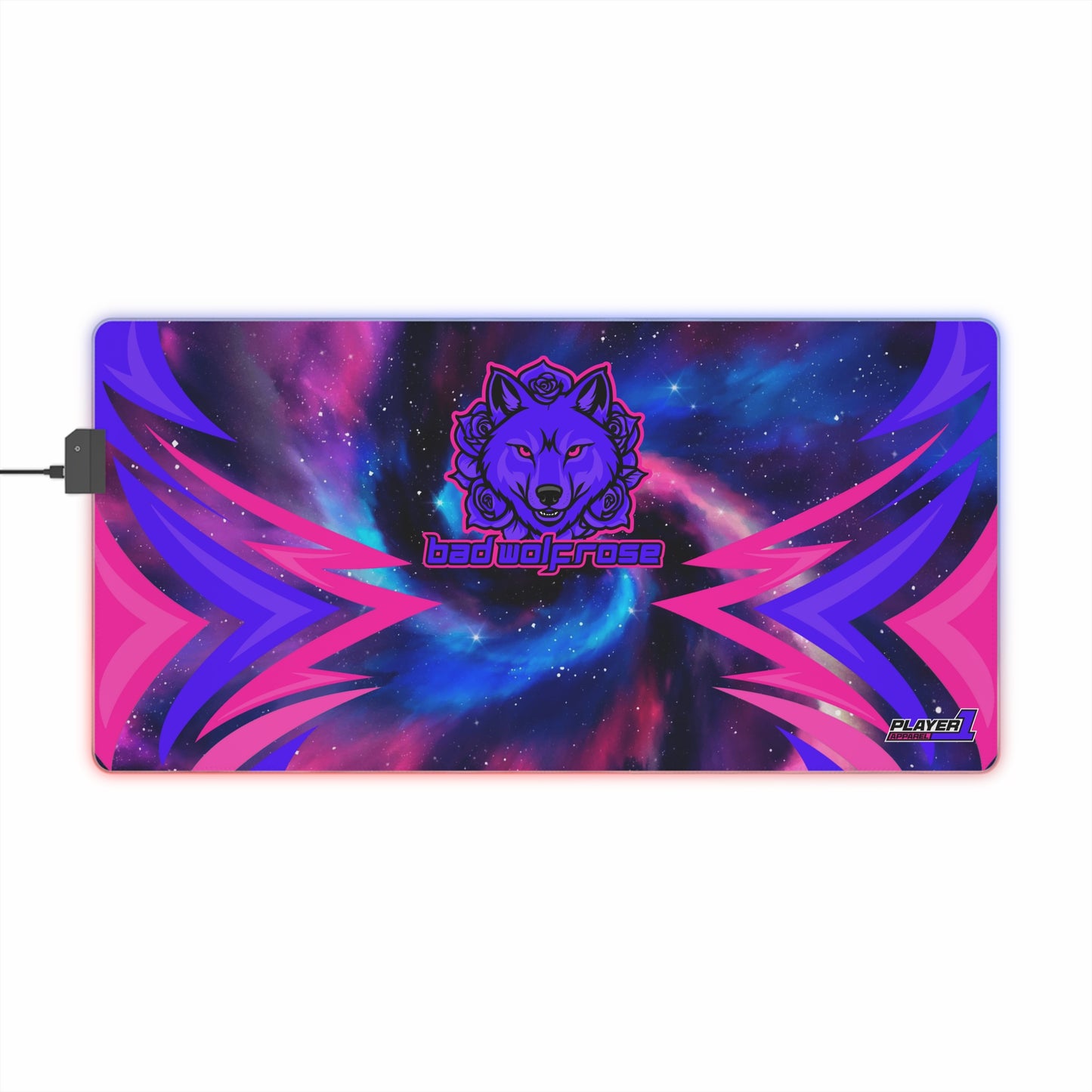 BadWolfRose LED Gaming Mouse Pad