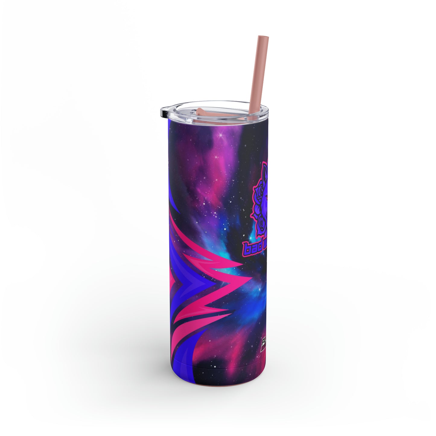 BadWolfRose Skinny Matte Tumbler, 20oz