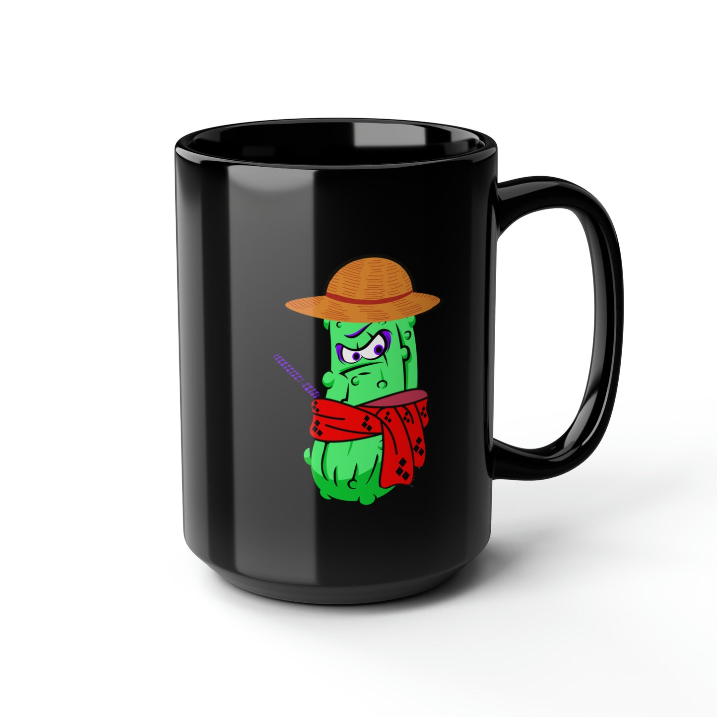 Master Pickel Joe Black Mug, 15oz