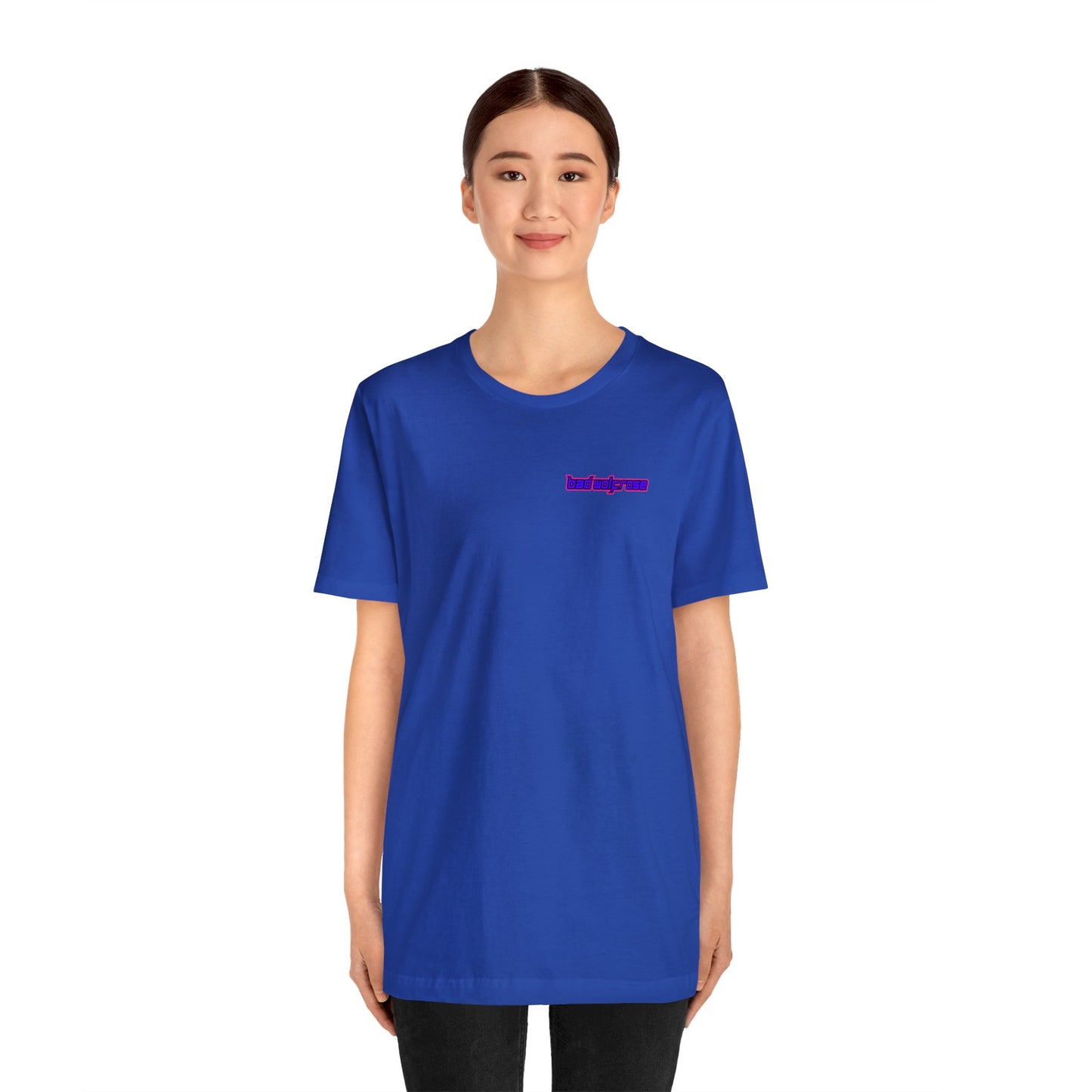 BadWolfRose Back Print Unisex T-shirt