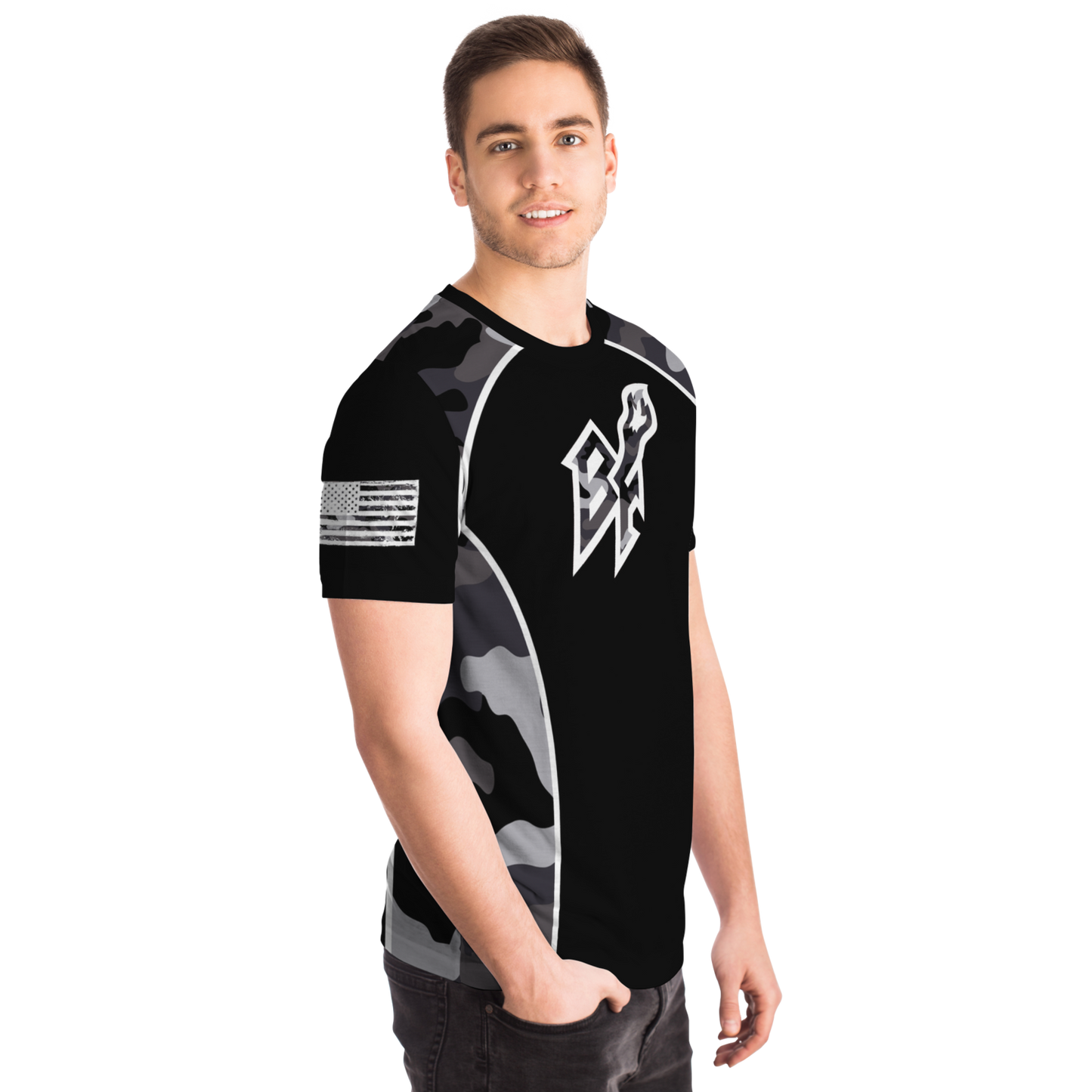 *Limited Edition* BlackFox Grey Camo Veterans Day 2023 Pro Jersey
