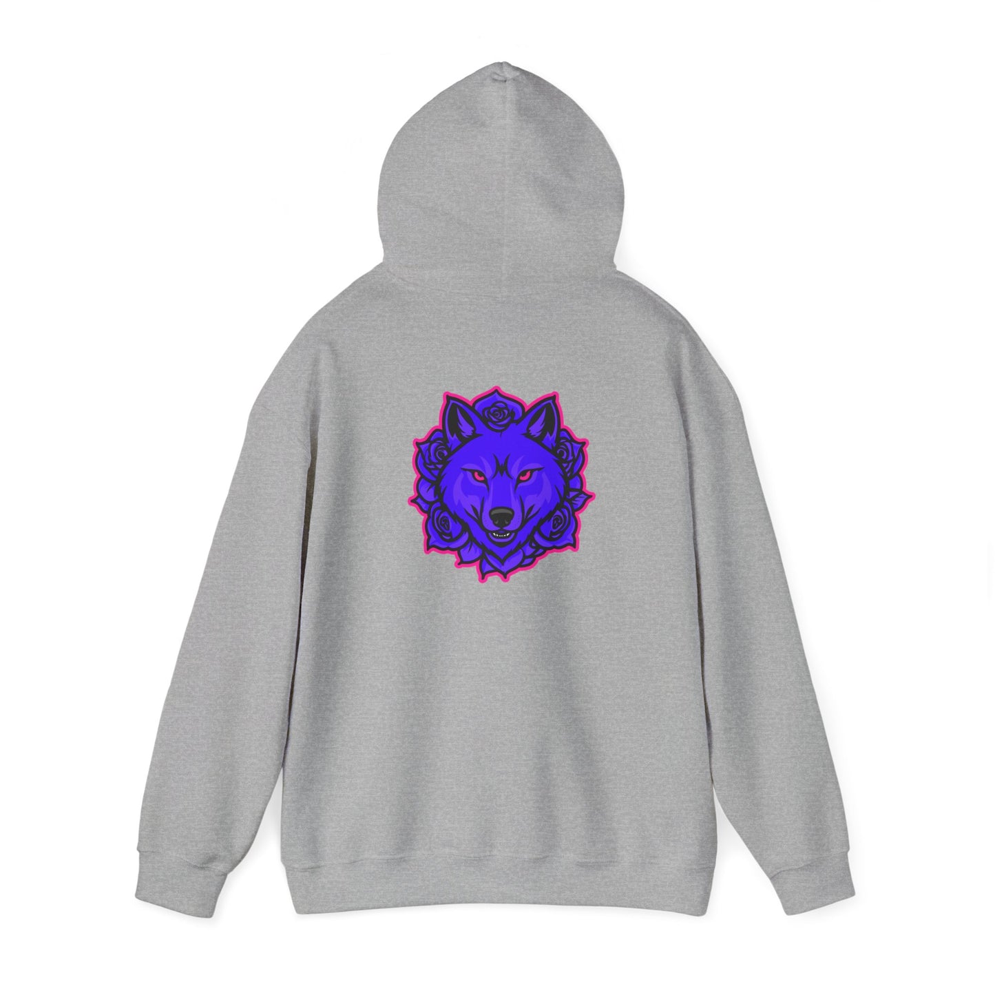 BadWolfRose Back Print Unisex Hoodie