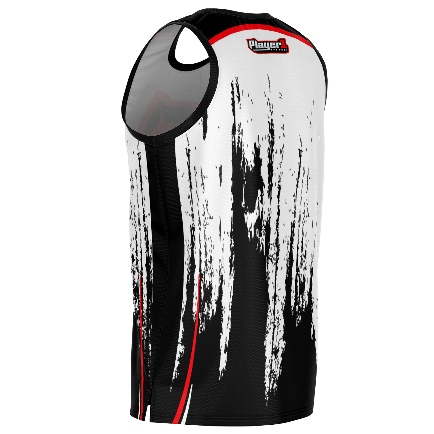 Kontroller Labs White Basketball Jersey