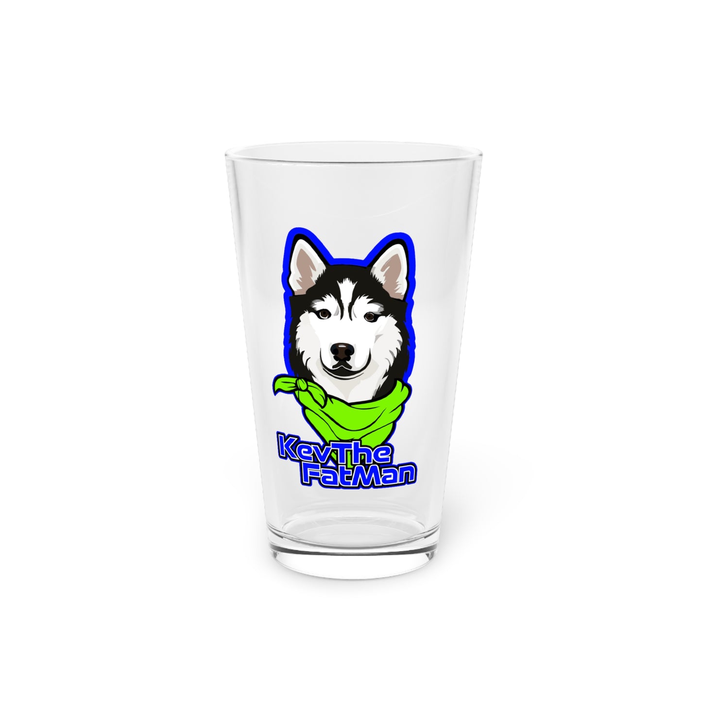 KevTheFatMan Pint Glass, 16oz
