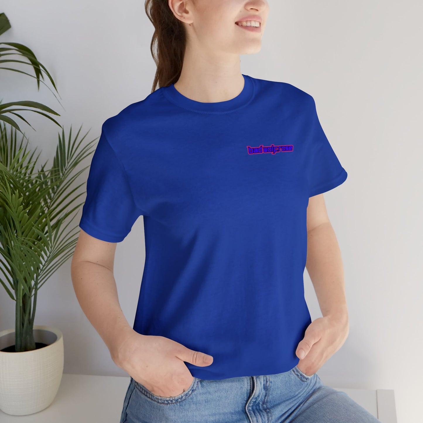 BadWolfRose Back Print Unisex T-shirt